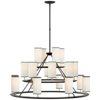 Trevi LED Chandelier in Matte Black and Gild (268|ARN 5285BLK/G-L/BT)