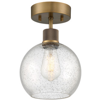 Port Nine Burgundy LED Semi Flush Mount in Antique Brushed Brass (18|63148LEDDLP-ABB/SDG)