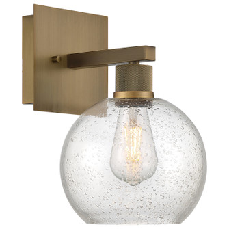 Port Nine Burgundy LED Wall Sconce in Antique Brushed Brass (18|63145LEDDLP-ABB/SDG)