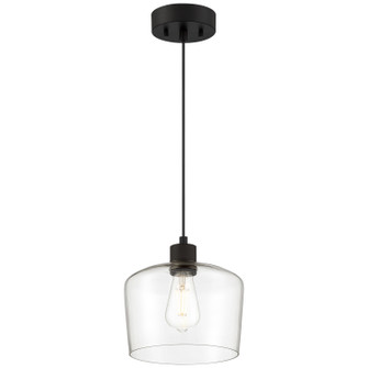 Port Nine Chardonnay LED Pendant in Matte Black (18|63141LEDDLP-MBL/CLR)