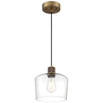 Port Nine Chardonnay LED Pendant in Antique Brushed Brass (18|63141LEDDLP-ABB/CLR)