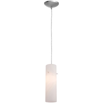 Lucy LED Pendant in Brushed Steel (18|28089-3C-BS/OPL)