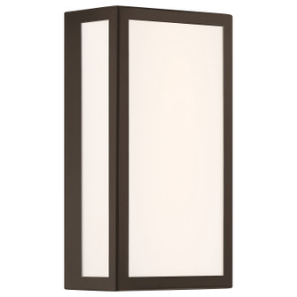 GEO Dual Voltage LED Outdoor Wall Mount in Bronze (18|20090LEDMG-BRZ/ACR)