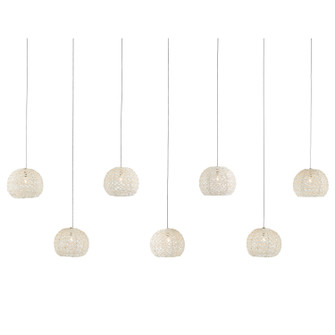 Piero Seven Light Pendant in Sugar White (142|9000-1066)