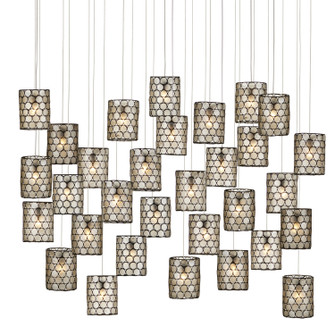 Regatta 30 Light Pendant in Natural/Cupertino/Silver (142|9000-1052)