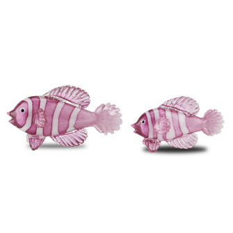 Rialto Fish Set of 2 in Pink/White (142|1200-0563)