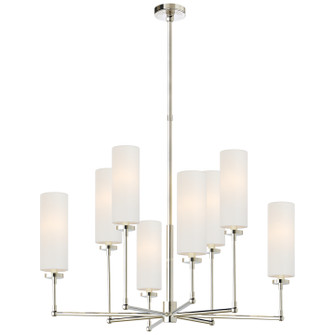 Ziyi Eight Light Chandelier in Polished Nickel (268|TOB 5016PN-L)