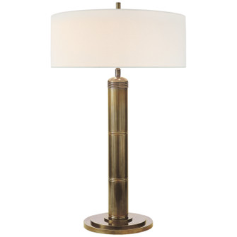 Longacre Two Light Table Lamp in Hand-Rubbed Antique Brass (268|TOB 3001HAB-L)