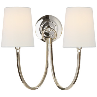 Reed Two Light Wall Sconce in Polished Nickel (268|TOB 2126PN-L)