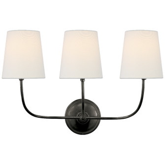 Vendome Three Light Wall Sconce in Bronze (268|TOB 2009BZ-L)