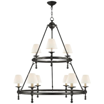 Classic Nine Light Chandelier in Bronze (268|SL 5813BZ-L)