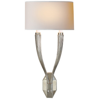 Ruhlmann Two Light Wall Sconce in Polished Nickel (268|CHD 2461PN-L)