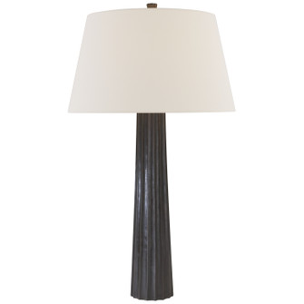 Fluted Spire One Light Table Lamp in Aged Iron (268|CHA 8906AI-L)