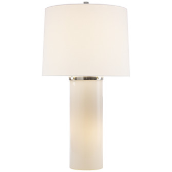 Moon Glow One Light Table Lamp in White Glass (268|BBL 3006WG-L)