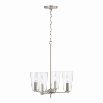 Portman Four Light Pendant in Brushed Nickel (65|348641BN-538)