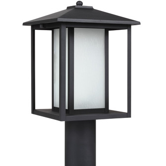 Hunnington One Light Outdoor Post Lantern in Black (1|89129-12)