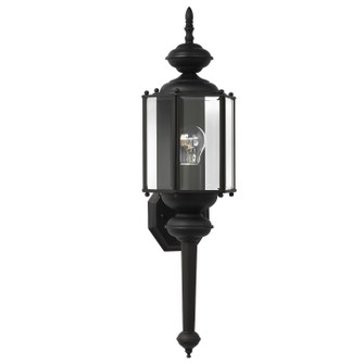 Classico One Light Outdoor Wall Lantern in Black (1|8510-12)