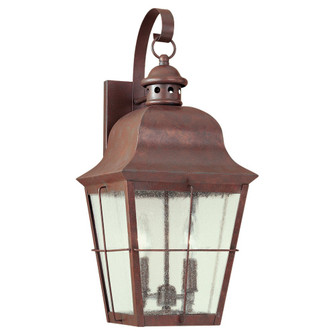 Chatham Two Light Outdoor Wall Lantern in Weathered Copper (1|8463-44)