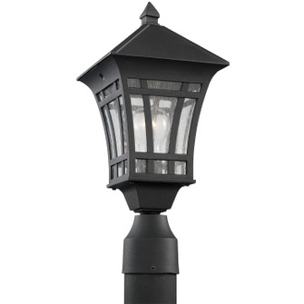 Herrington One Light Outdoor Post Lantern in Black (1|82131-12)