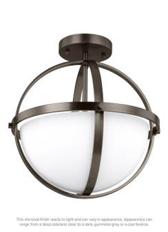 Alturas Two Light Semi-Flush Convertible Pendant in Brushed Oil Rubbed Bronze (1|7724602EN3-778)