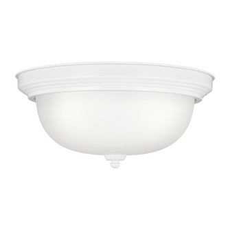 Geary Three Light Flush Mount in White (1|77065-15)