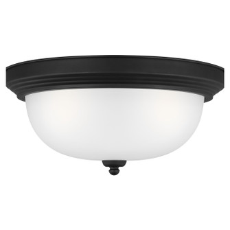 Geary Three Light Flush Mount in Midnight Black (1|77065-112)