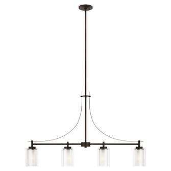 Elmwood Park Four Light Island Pendant in Bronze (1|6637304-710)
