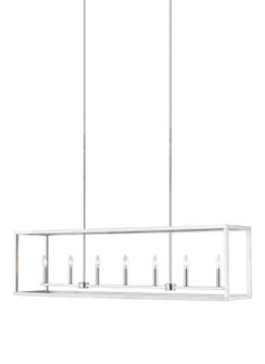 Moffet Street Seven Light Island Pendant in Brushed Nickel (1|6634507EN-962)