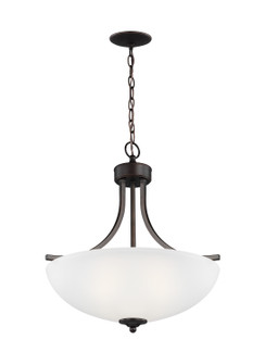 Geary Three Light Pendant in Bronze (1|6616503EN3-710)