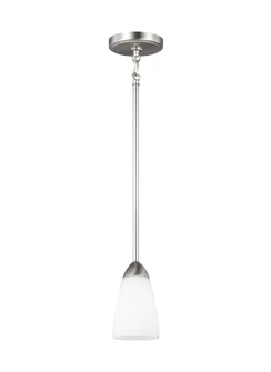 Seville One Light Mini-Pendant in Brushed Nickel (1|6120201EN3-962)