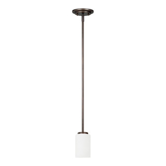 Oslo One Light Mini-Pendant in Bronze (1|61160EN3-710)