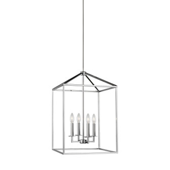 Perryton Four Light Hall / Foyer Pendant in Chrome (1|5115004-05)
