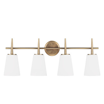 Driscoll Four Light Wall / Bath in Satin Brass (1|4440404EN3-848)