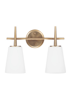 Driscoll Two Light Wall / Bath in Satin Brass (1|4440402EN3-848)