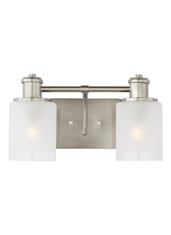 Norwood Two Light Wall / Bath in Brushed Nickel (1|4439802EN3-962)