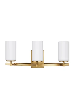 Alturas Three Light Wall / Bath in Satin Brass (1|4424603-848)