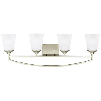 Hanford Four Light Wall / Bath in Brushed Nickel (1|4424504EN3-962)