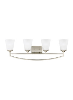 Hanford Four Light Wall / Bath in Brushed Nickel (1|4424504-962)