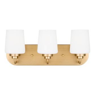 Windom Three Light Wall / Bath in Satin Brass (1|4402803EN3-848)