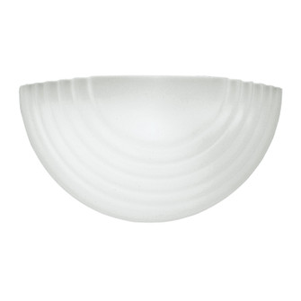 Stepped Glass One Light Wall / Bath Sconce in White (1|4123-15)