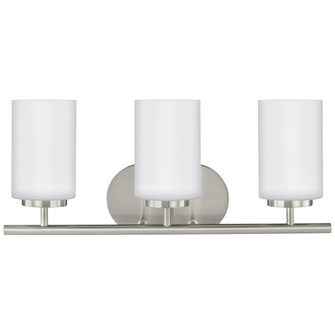 Oslo Three Light Wall / Bath in Brushed Nickel (1|41162EN3-962)