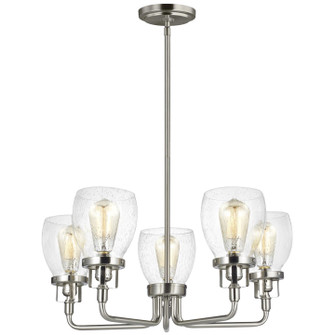 Belton Five Light Chandelier in Brushed Nickel (1|3214505-962)