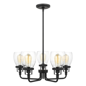 Belton Five Light Chandelier in Midnight Black (1|3214505-112)