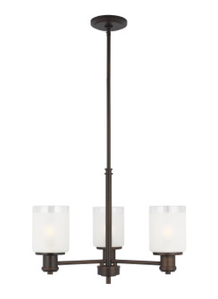 Norwood Three Light Chandelier in Bronze (1|3139803EN3-710)