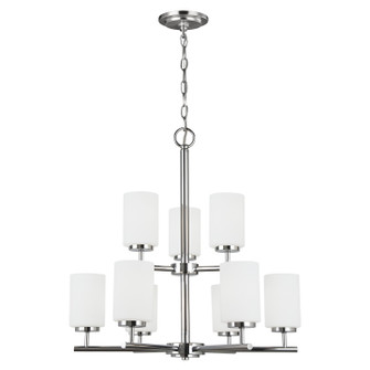 Oslo Nine Light Chandelier in Chrome (1|31162EN3-05)