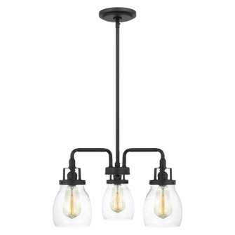 Belton Three Light Chandelier in Midnight Black (1|3114503-112)