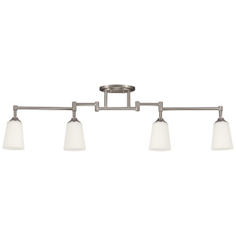 Track Lighting Four Light Track Lighting Kit in Brushed Nickel (1|2530404EN3-962)