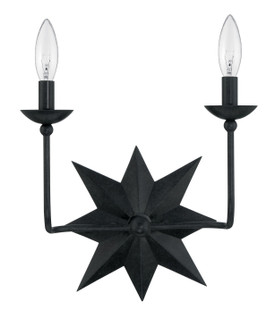 Astro Two Light Wall Sconce in Black (60|9232-BK)