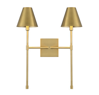 Jefferson Two Light Wall Sconce in Warm Brass (51|9-5202-2-322)