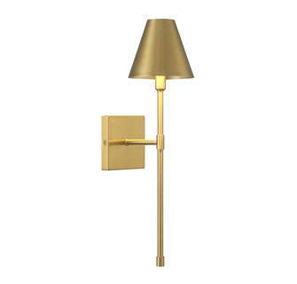 Jefferson One Light Wall Sconce in Warm Brass (51|9-5201-1-322)